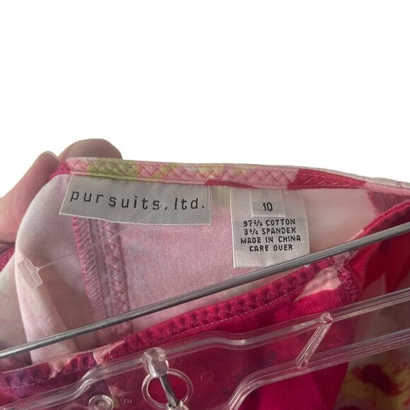 Pursuits,‎ Itd. Y2k 2000s Women's Size 10 Floral Knee Length Skirt - Picture 6 of 8